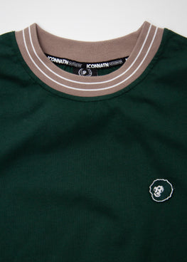 Lion Head Tee - Forest